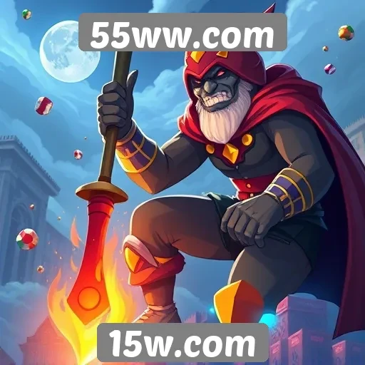 Diversidade de jogos oferecidos em 55ww.com