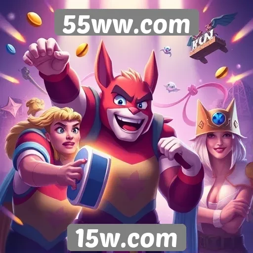 O crescimento da plataforma de jogos 55ww.com